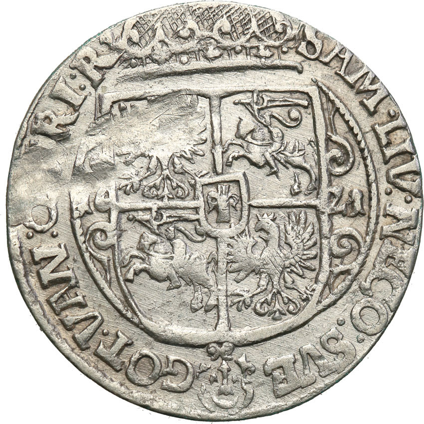 Zygmunt III Waza. Ort (18 groszy) 1621 Bydgoszcz NIENOTOWANY RZADKOŚĆ